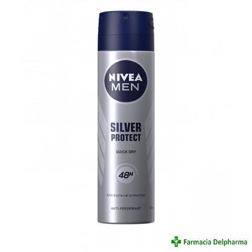 Deodorant spray Silver Protect x 150 ml 82959, Nivea Men