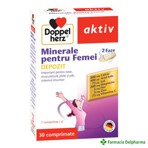 Minerale pentru femei X 30 compr., Doppelherz