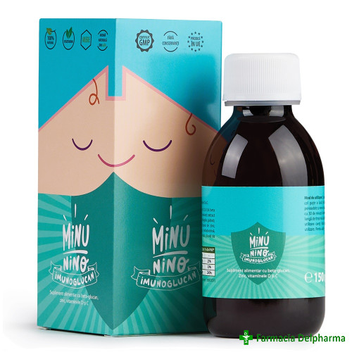 Minunino Imunoglucan sirop x 150 ml, Medimow