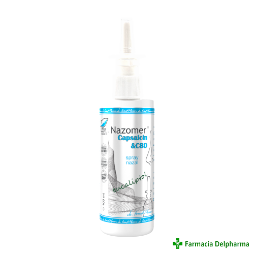 Nazomer Capsaicin & CBD spray nazal x 100 ml, Pro Natura