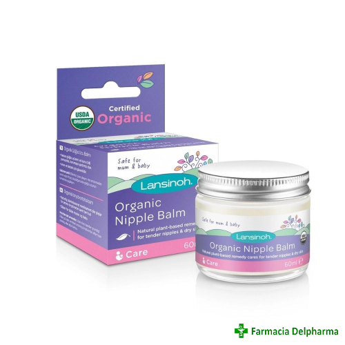 Balsam organic pentru mameloane x 60 ml, Lansinoh