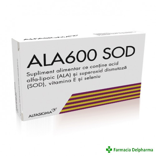 Ala 600 SOD x 20 compr., AlfaSigma