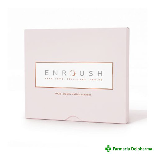 Tampoane bumbac organic Normal x 16 buc., Enroush