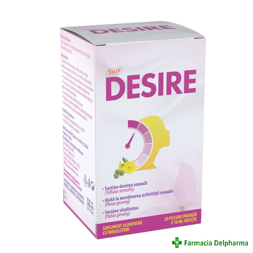 Desire 10 ml x 20 plicuri, Sun Wave