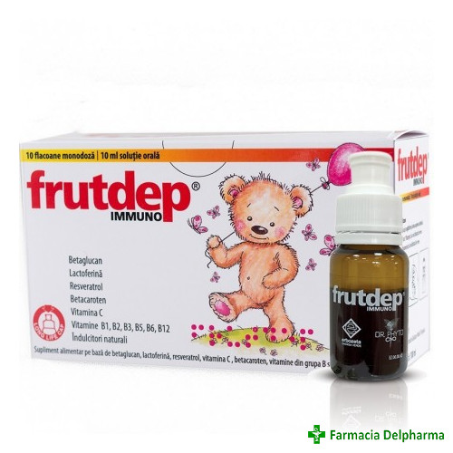 Frutdep Immuno x 10 flacoane, Dr. Phyto