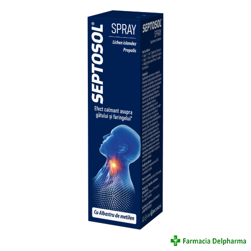 Septosol spray cu albastru de metilen x 30 ml, Biofarm