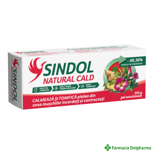 Sindol Natural Cald gel x 100 g, Fiterman