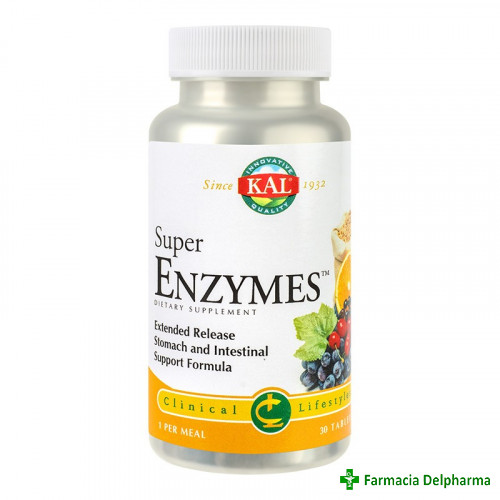 Super Enzymes Kal x 30 compr., Secom