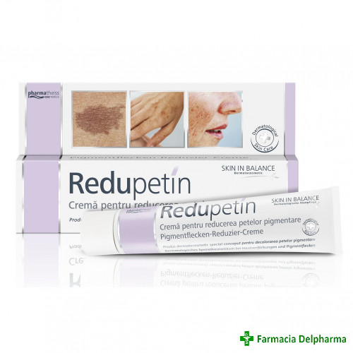 Redupetin crema pete pigmentare x 20 ml, Zdrovit