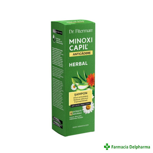 Minoxicapil Herbal sampon x 200 ml, Doctor Fiterman