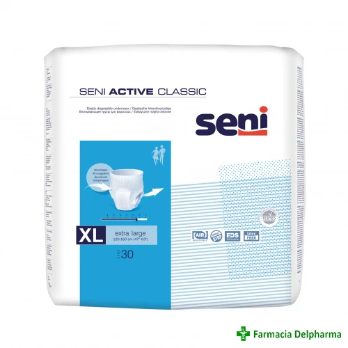 Chilot absorbant elastic Seni Active Classic Extra Large x 30 buc., Seni