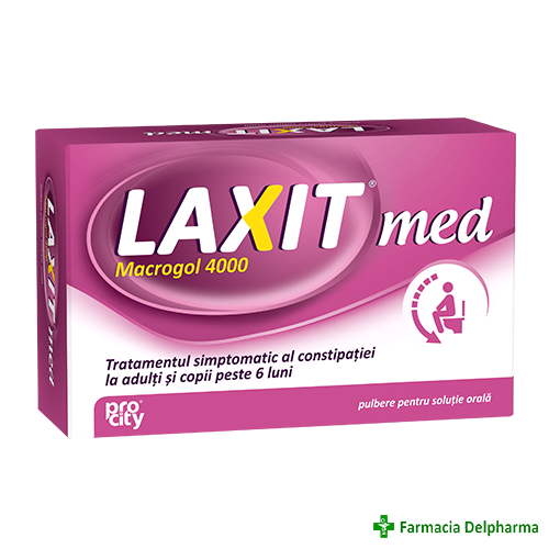 Laxit Med 10 plicuri x 5 g, Fiterman