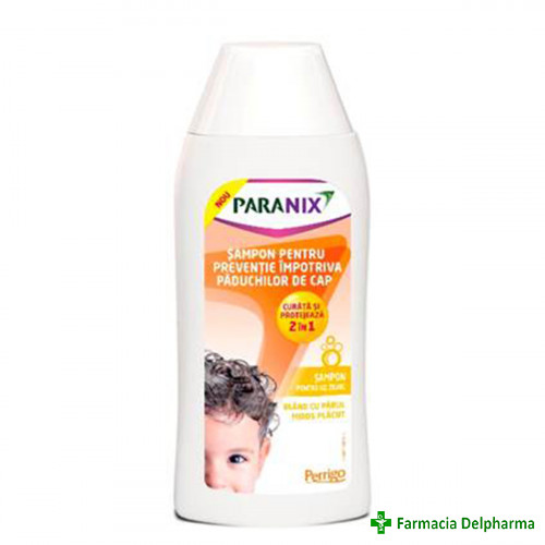 Sampon paduchi pentru preventie Paranix x 200 ml, Perrigo