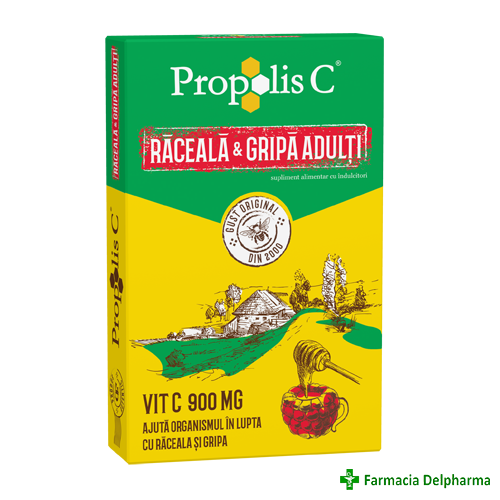 Propolis C raceala si gripa adulti x 8 plicuri, Fiterman