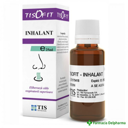 Inhalant Tisofit x 25 ml, Tis Farmaceutic