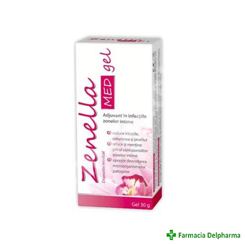 Zenella Med gel vaginal x 30 g, Zdrovit