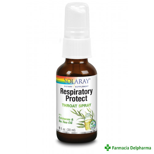 Respiratory Protect Throat spray Solaray x 30 ml, Secom