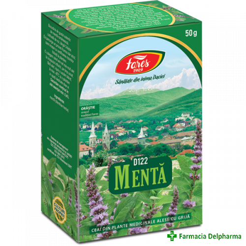 Ceai Menta D122 x 50g, Fares