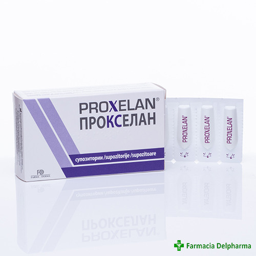 Proxelan supozitoare x 10 buc., Farma-Derma