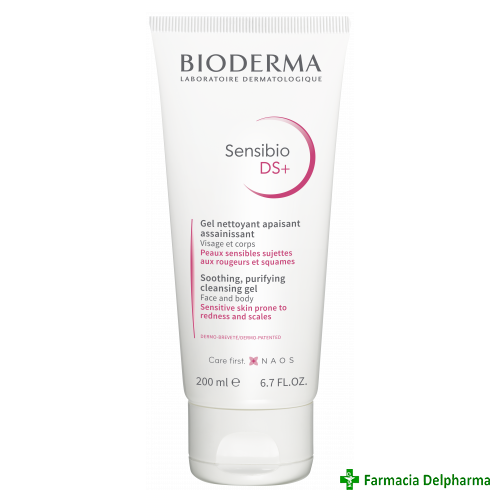 Sensibio DS+ Gel spumant x 200 ml, Bioderma