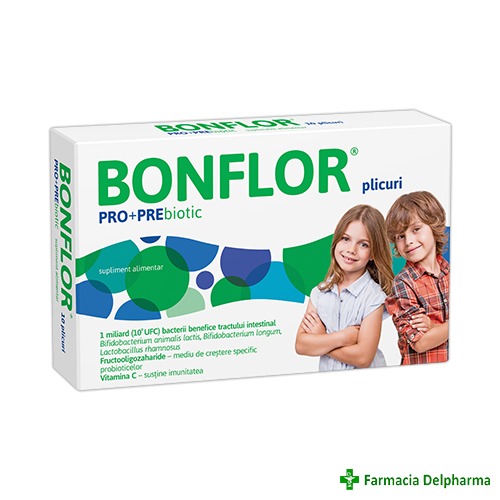 Bonflor pro+prebiotic x 10 plicuri