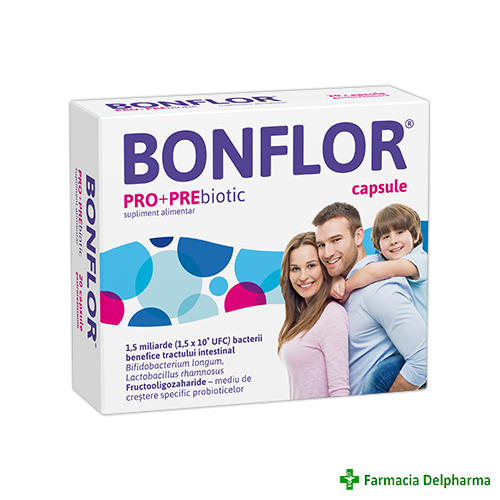 Bonflor pro+prebiotic x 20 caps.