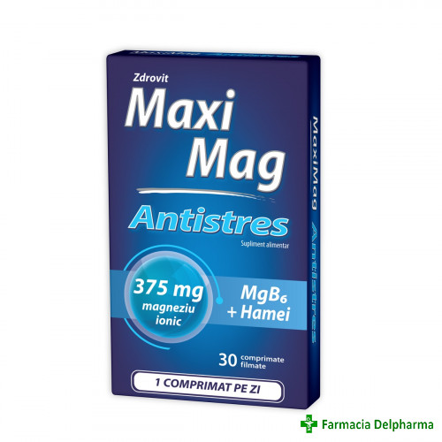 MaxiMag Antistres x 30 compr., Zdrovit