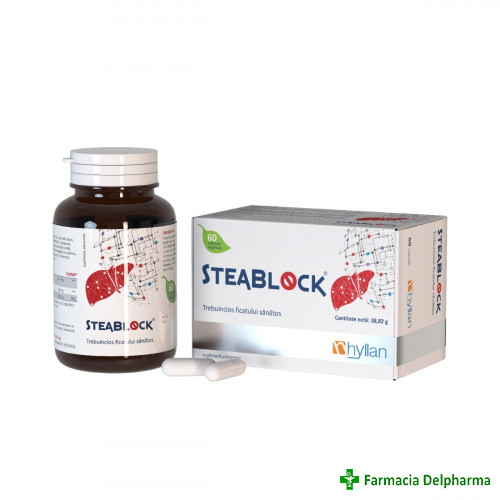 Steablock (ficat sanatos) x 60 caps. hyllan pharma