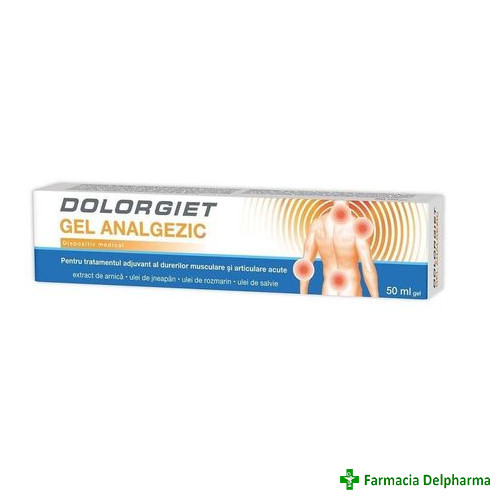 Dolorgiet gel analgezic x 50 ml, Zdrovit