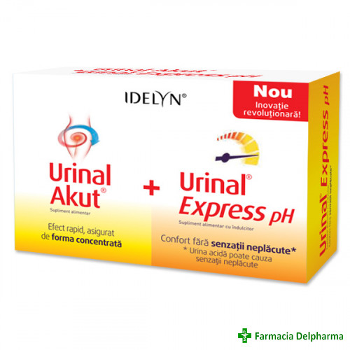 Urinal Akut x 10 compr. + Urinal Express pH