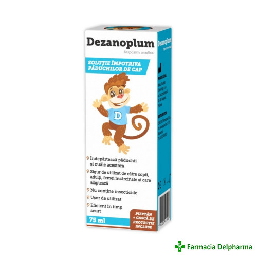 Dezanoplum impotriva paduchilor x 75 ml zdrovit - natur produkt zdrovit