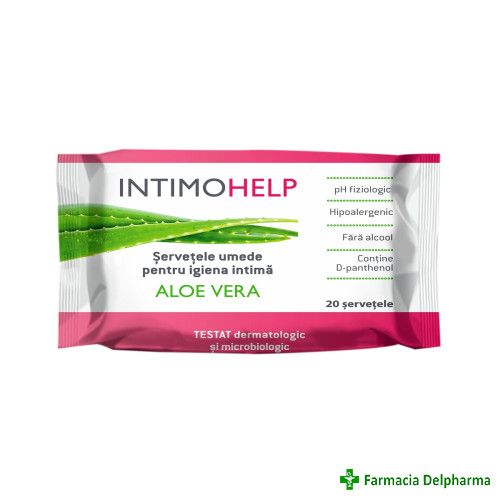 IntimoHelp servetele pentru igiena intima x 20 buc., Zdrovit