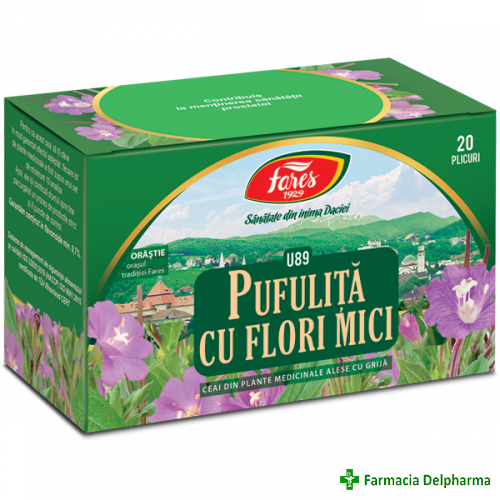 Ceai Pufulita cu Flori Mici U89 x 20 plicuri, Fares