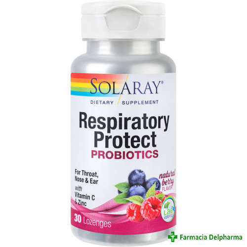Respiratory Protect Probiotics Solaray x 30 compr. supt, Secom