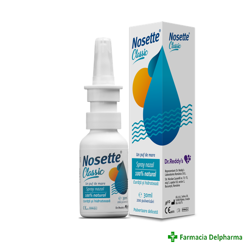 Nosette Classic spray nazal x 30 ml, Dr. Reddy's