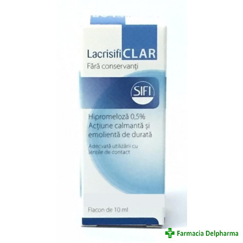 Lacrisifi Clar picaturi oftalmice x 10 ml, Sifi