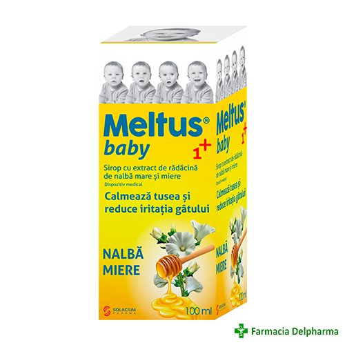 Meltus Baby sirop tuse 1+ x 100 ml, Solacium