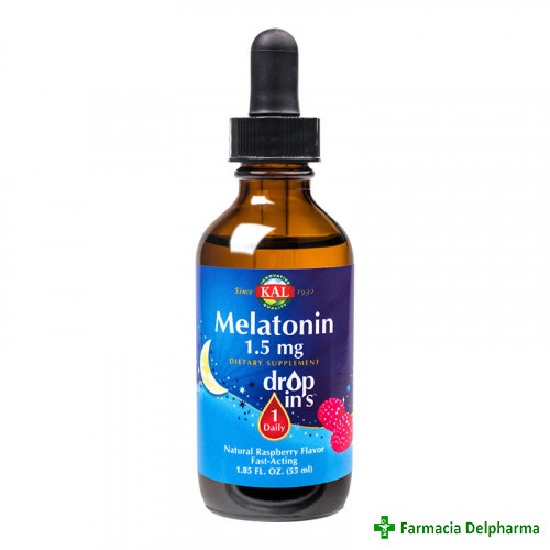 Melatonin picaturi 1.5 mg Kal x 55 ml, Secom