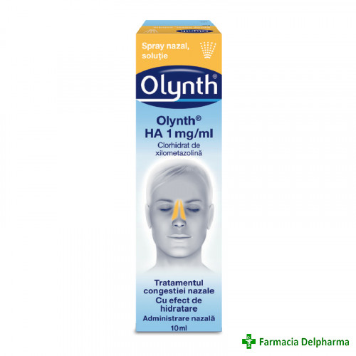 Olynth HA spray nazal 1 mg/ml x 10 ml, McNeil