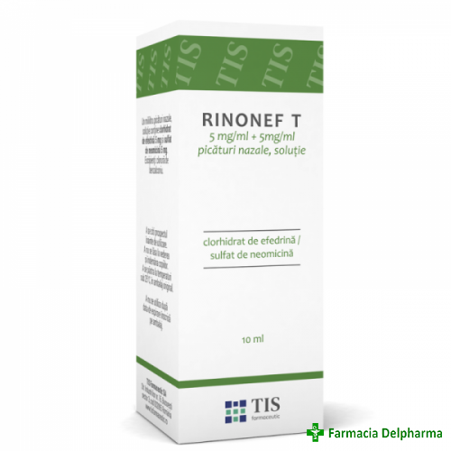 Rinonef-T picaturi nazale x 10 ml, Tis Farmaceutic