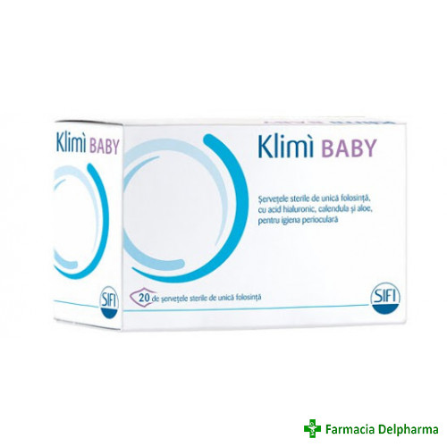 Klimi Baby servetele oculare x 20 buc., Sifi