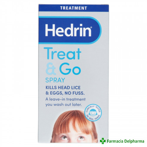 Hedrin Treat & Go spray tratament paduchi x 60 ml, Stada