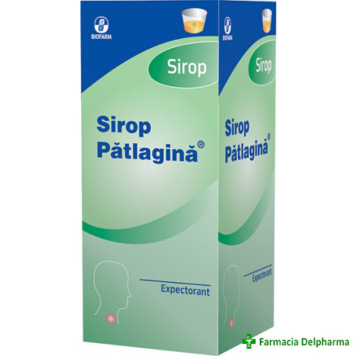 Sirop de Patlagina x 100 ml, Biofarm