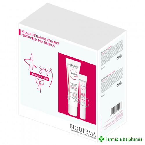 Sensibio Legere x 40 ml + Sensibio Contur Ochi x 15 ml, Bioderma