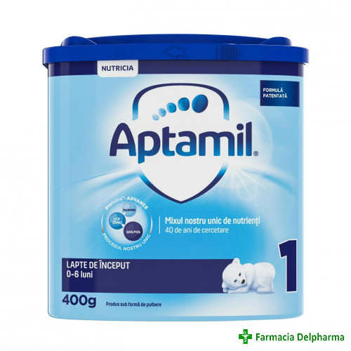 Lapte Aptamil 1 x 400 g, Nutricia