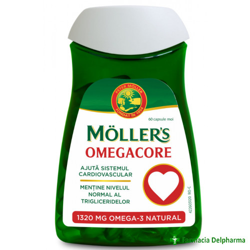 Mollers Omegacore 1320 mg x 60 caps., Orkla Health