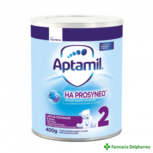 Lapte Aptamil HA2 Prosyneo x 400 g, Nutricia