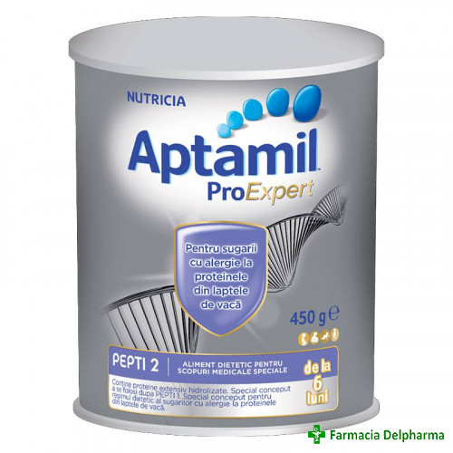 Lapte Aptamil Pepti 2 x 450 g, Nutricia