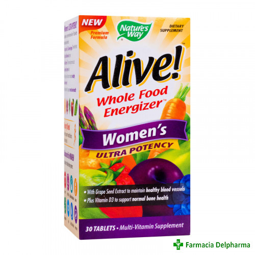 Alive Women Ultra Nature's Way x 30 compr., Secom
