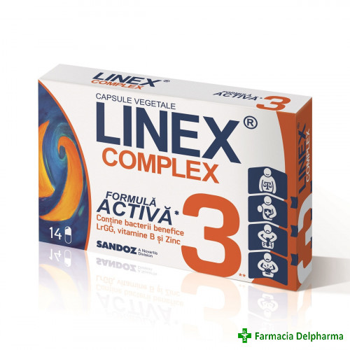 Linex complex x 14 caps. veg.